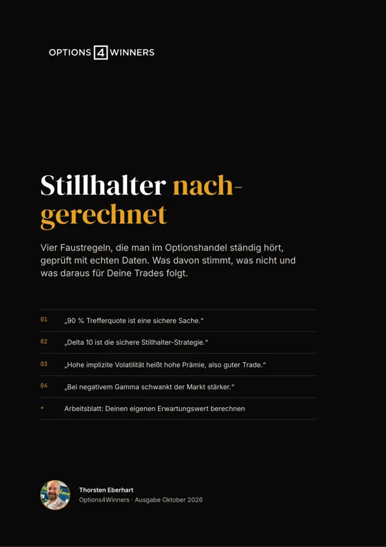 Titelseite des Hefts „Stillhalter nachgerechnet“