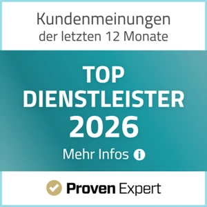 Top Dienstleister 2026 – ProvenExpert
